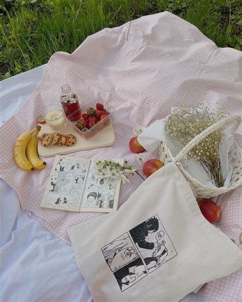 Anime picnic aesthetic