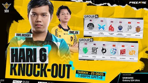 BM FFWS SEA 2024 FALL Pusingan Knockout Hari Ke 6 YouTube