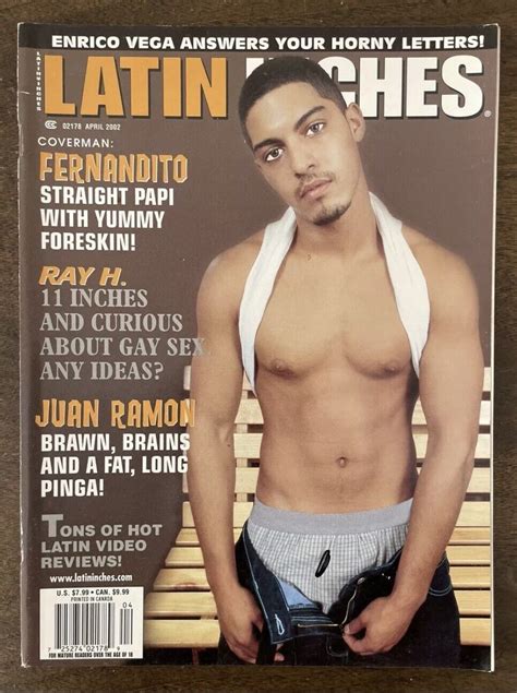 Latin Inches Gay Magazine April 2002 Playgirl Like EBay