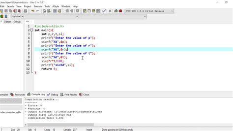 C Program To Calculate Compound Interest Bank2home