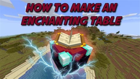 How To Make An Enchanting Table And To Make Lvl 30 Enchant Youtube 72D