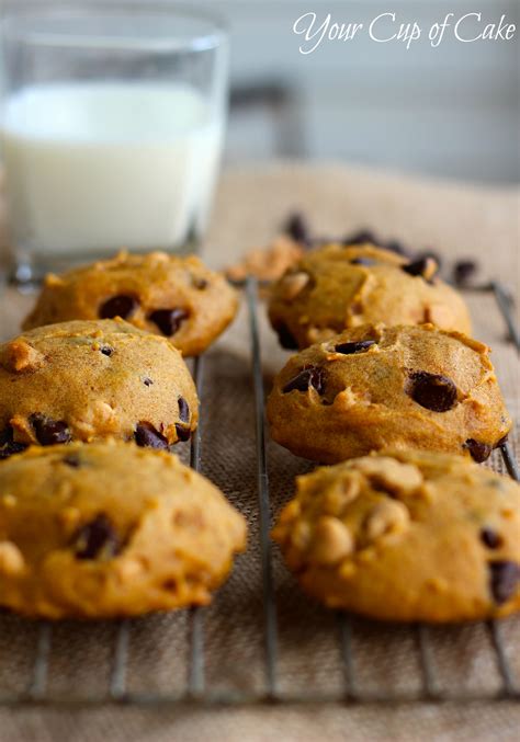 Pumpkin Chocolate Chip Cookies Yellow Cake Mix