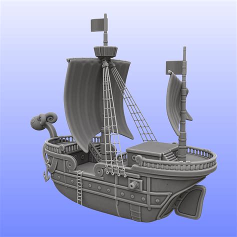 3D file ONE PIECE - Pirate Ship 🏴‍☠️・3D printable model to download・Cults