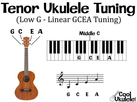 Tenor Ukulele Tuning: High G & Low G EASY METHOD | CoolUkulele.com (2024)