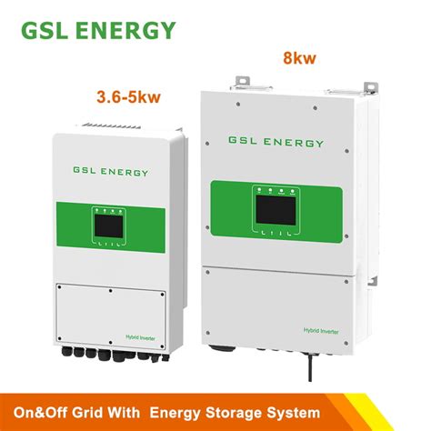 Gsl Energy DC AC Inverters 3 6kw 5kw 8kw On Off Grid Solar Inverter