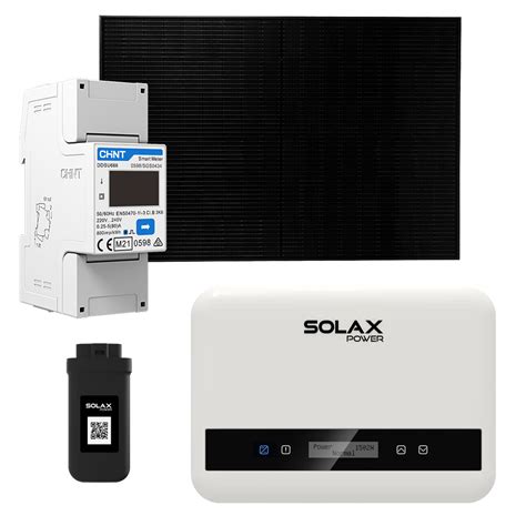 Solax 1 1kWp Mini PV Anlage Mit X1 G4 Und 1200W Solarpanele Inkl WiFi