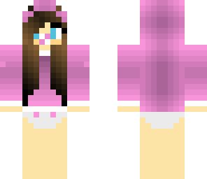 Baby Girl With Pacifier | Minecraft Skin