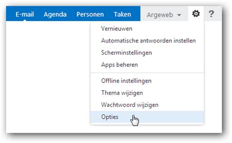 Handtekening Instellen In Owa Argeweb