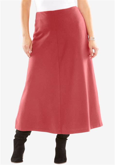 Long Wool Skirt Plus Size Skirts Full Beauty