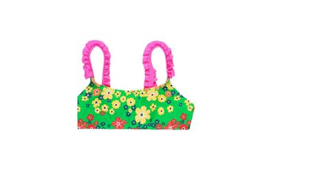 boboli Trópusi virág mintás pink zöld bikini év cm Pepita hu