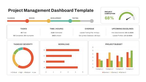 Monthly Gantt Chart Template For PPT And Google Slides SlideKit