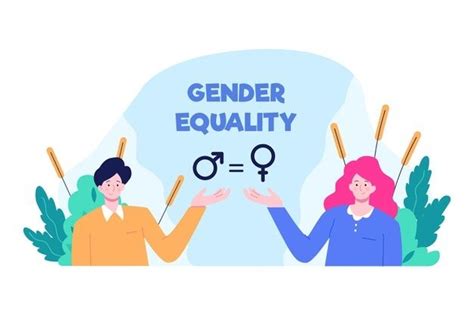 Free Vector Gender Equality Illustrated Equality Gender Equality