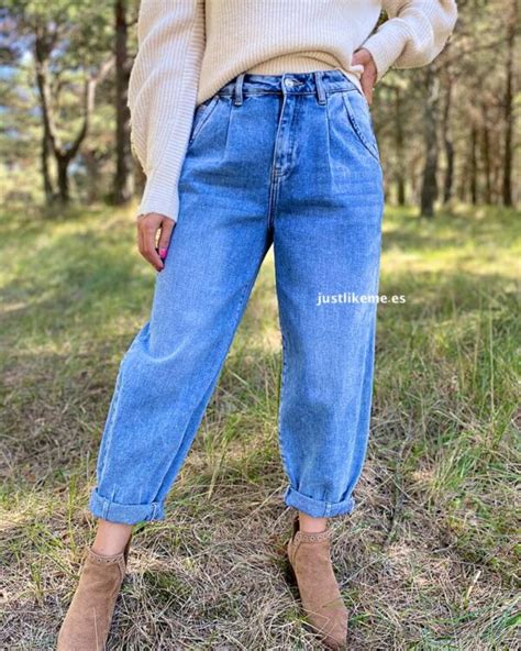 Pantalon Vaquero Slouchy Just Like Me Shop Online Moda Mujer