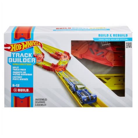 Mattel Hot Wheels Track Builder Unlimited Split Track Pack 1 Ct Kroger