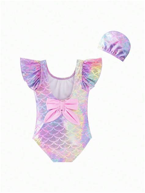 mini bala Vestido de baño sin mangas dulce para bebés con protección UV