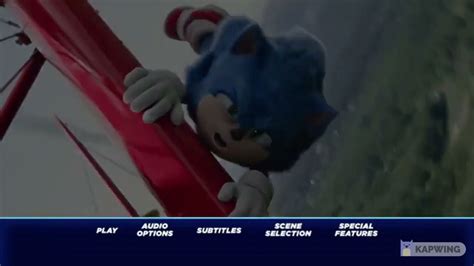 New Sonic Movie 2 Dvd Menu Concept Youtube