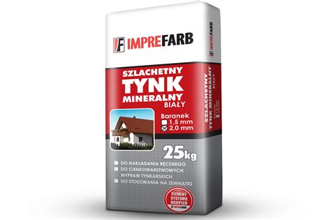 Tynk mineralny szlachetny Baranek 2mm Biały 25kg GoodMajster pl