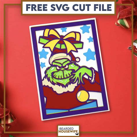 How To Make Grinch Layered Cards The Bearded Housewife