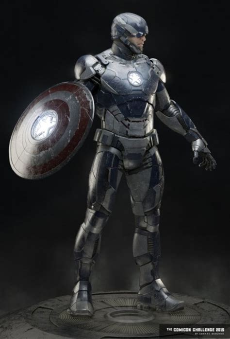 Check out a Fan Made Iron Man Armor for Captain America! - Iron Man ...