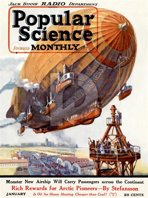 Antique Popular Science Vintage Popular Science Magazine Cover Tww