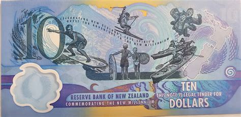 New Zealand 10 Note Unc Grabcoins