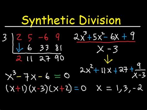 Solving Polynomial Equations By Synthetic Division Tessshebaylo