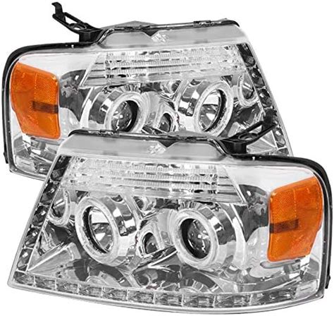 Amazon Carpartsinnovate For 04 08 Ford F150 Pickup Clear Halo LED