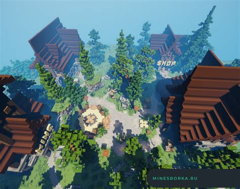 Скачать очень красивый спавн для сервера Minecraft » MINESBORKA.com ...