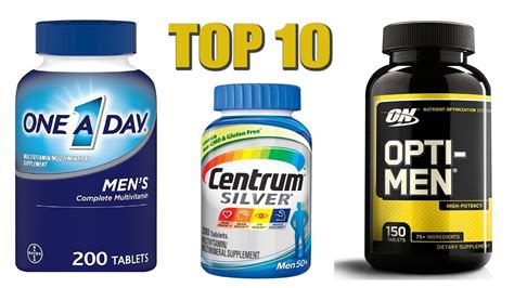 Top 10 Best Multivitamins For Men 2020 Youtube