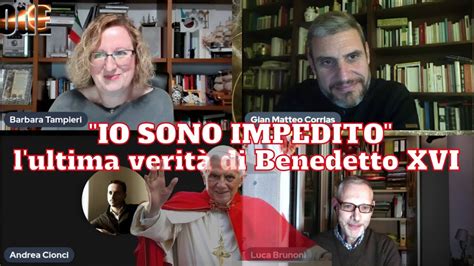 Papa Ratzinger Ha Salvato La Chiesa Incontro Con Andrea Cionci Luca