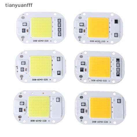 Tianyuanfff ชิปหลอดไฟ Led 20w 30w 50w Ac 220v Cob Diy Shopee Thailand