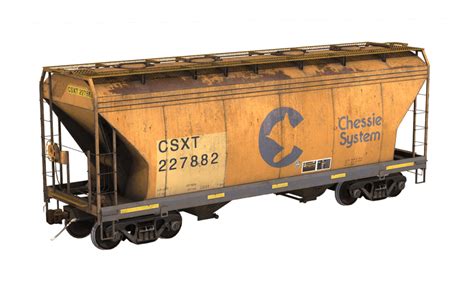 Csxchessie Patched Acf 2 Bay Covered Hopper Pack