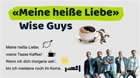 Немецкий по песням Meine heiße Liebe Wise Guys Учите немецкий