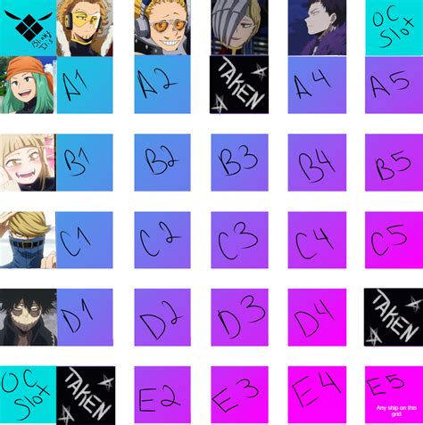 Bnha Shipping Chart Adoptable 3 Misc Open By Blinkyiris On Deviantart