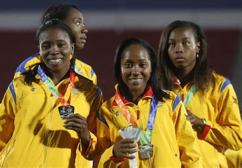 Colombian Athletes Celebrate Their Bronze Medal Editorial Stock Photo ...