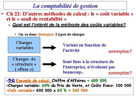 Initiation La Comptabilit De Gestion Chapitre 22 DAutres