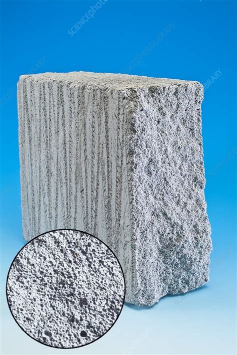 Aircrete building block - Stock Image - C011/4571 - Science Photo Library