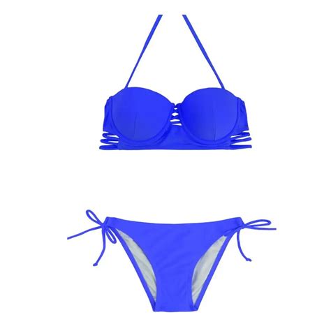 Hollow Out Bikini Set Sexy Swim Sport Swimwear Women Brazilian Low Waist Bottom Female Swimsuit