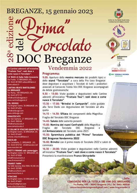 Prima Del Torcolato 2023 Cantina Le Vie Angarano