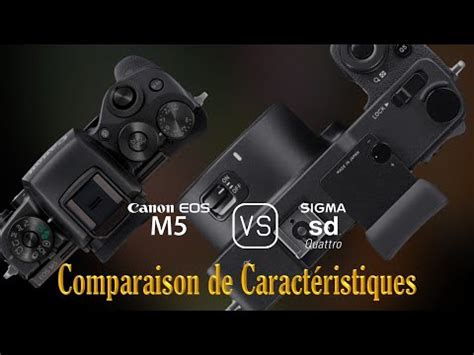 Canon EOS M5 vs Sigma sd Quattro Une Comparaison de Caractéristiques