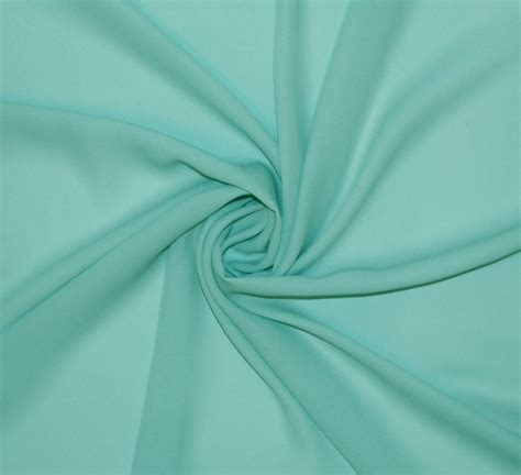 Mint Wool Dobby Wildbird Fabric