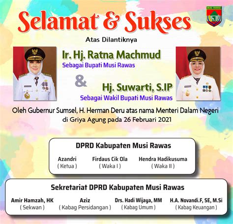 61 Ucapan Selamat Atas Pelantikan Dprd