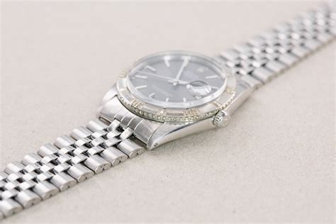 Rolex Thunderbird Grey Ghost Sigma Dial Datejust Turno Graph