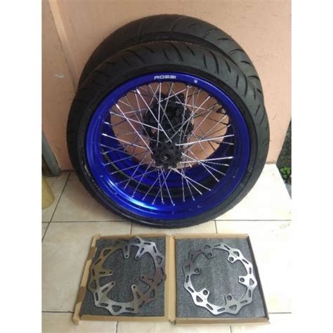 Jual Banset Supermoto Yamaha Wr Ban Maxxis Velg Sprint Tromol