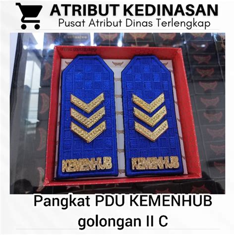 Jual Pangkat PDU KEMENHUB Golongan II C 2C Shopee Indonesia