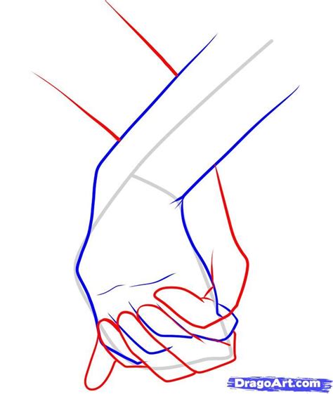 Holding Hand Drawing Step By Step 38++ Images Result | Koltelo