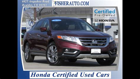 Honda Certified Crosstour Ex L W Navi Boulder Longmont Denver