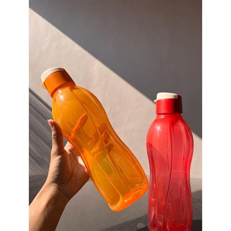 Jual Botol Minum Eco Bottle 750 Ml Flip Tupperware Polos Ecer Shopee