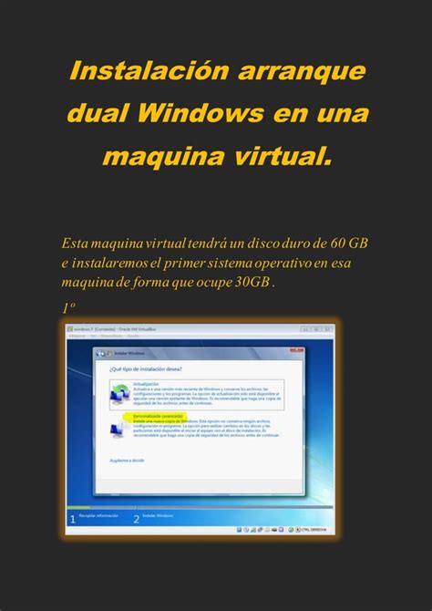 Instalaci N Arranque Dual Windows En Una Maquina Virtual Luis Carlos Pdf