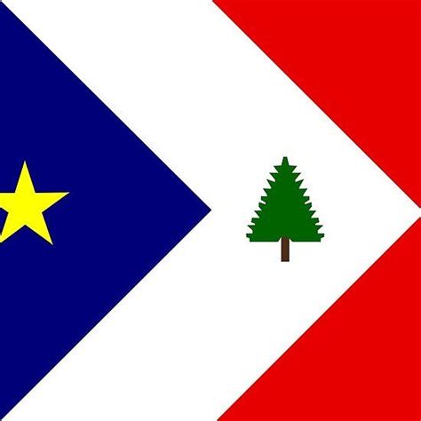 Flag Of The New England Acadians Acadian Acadiens Acadia Acadiana